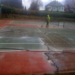 Tennis Court Clean